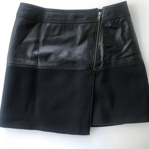 Halogen Leather Skirt, Size 6